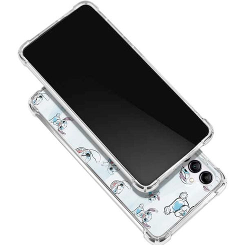 Disney Lilo and Stitch Pattern Galaxy A15 5G Clear Case